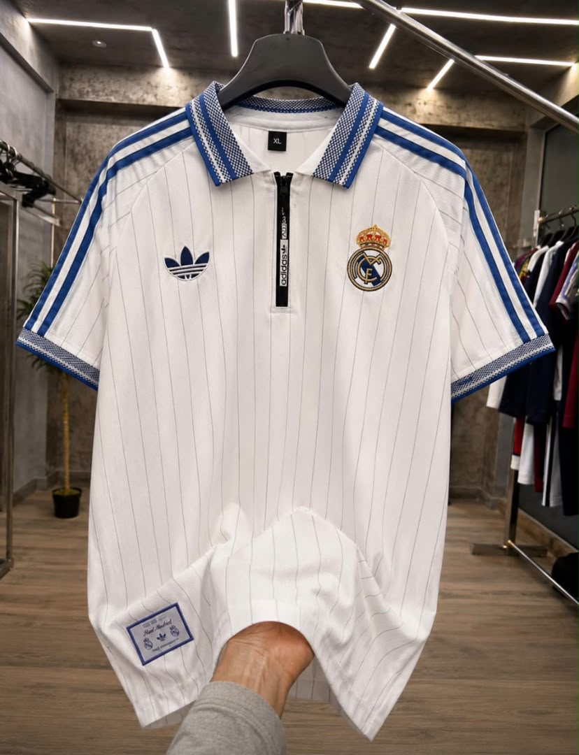 Real Madrid White Retro Jersey