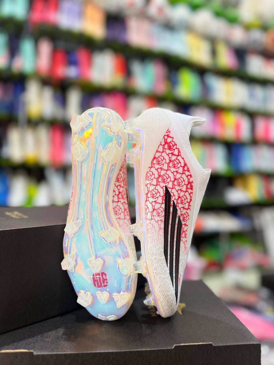 Adidas F50 Elite FG Football Boots – White/Rose Edition