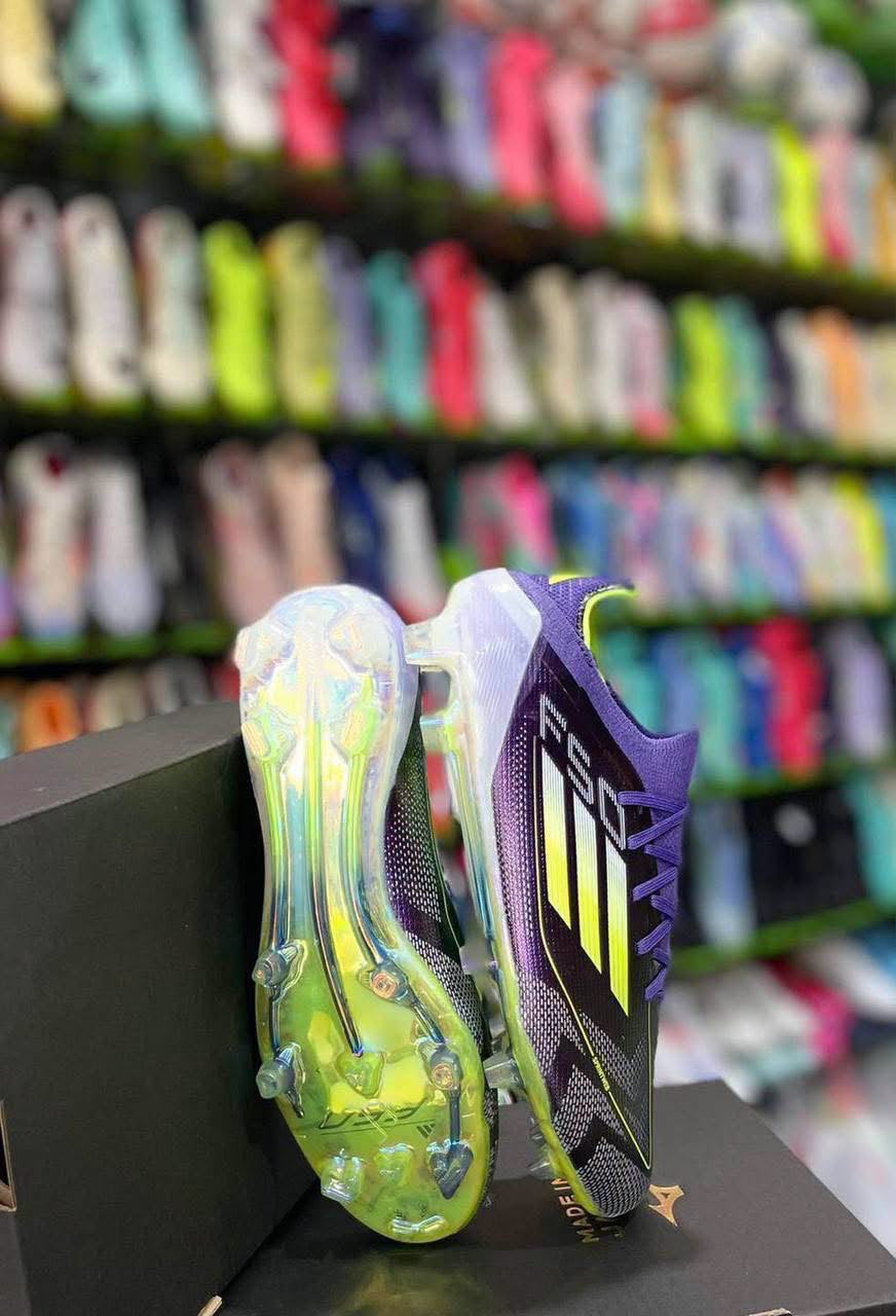 Adidas F50 Elite FG Football Boots – Purple/Volt